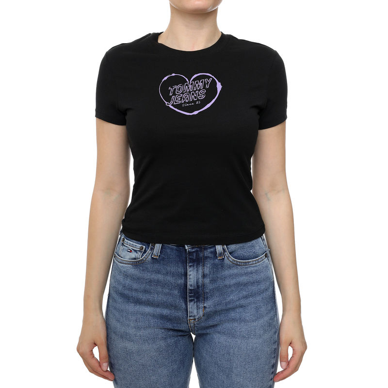 Ženska majica Tommy Hilfiger Tjw slim sh heart tee