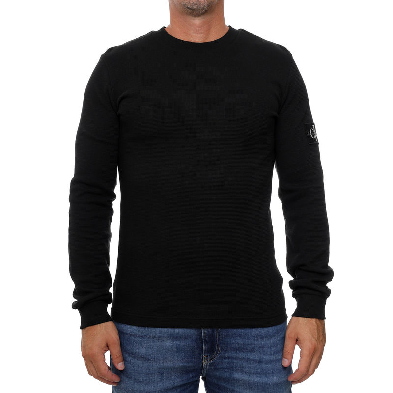 Muški duks Calvin Klein waffle ls tee