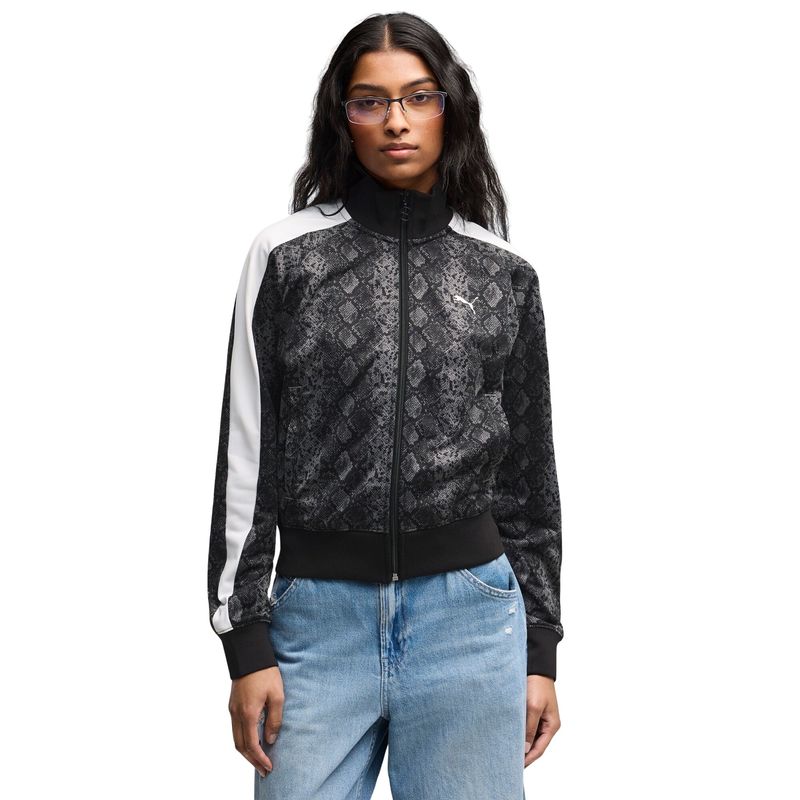 Ženski duks Puma T7 snake aop short track jacket