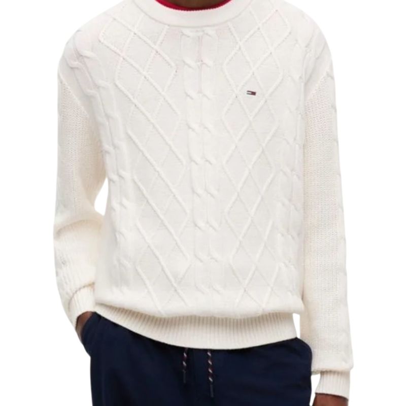 Muški džemper Tommy Hilfiger tjm reg cable knit sweater