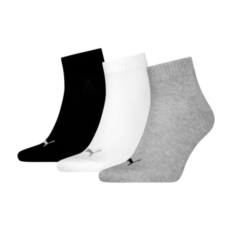 Unisex čarape Puma Unisex quarter plain 3p