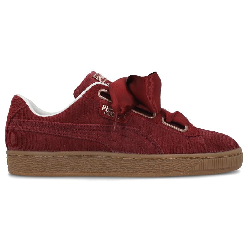 puma basket heart corduroy wn's