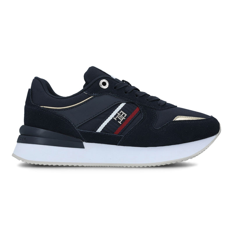 Ženske patike Tommy Hilfiger Corp Webbing Runner Gold
