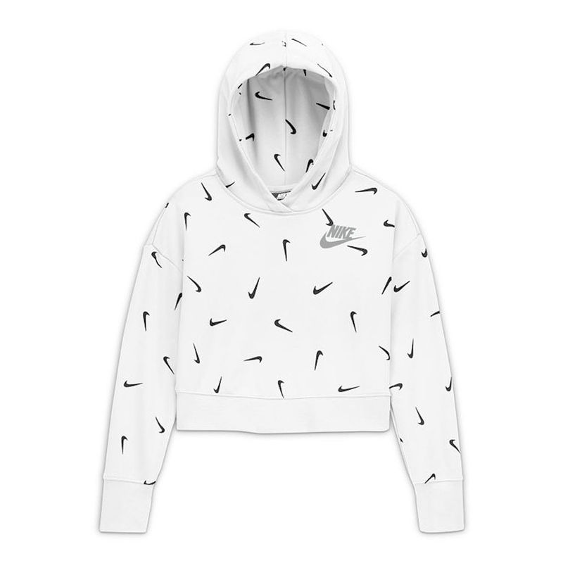 Dečiji duks Nike G NSW AOP CROP FT HOODIE