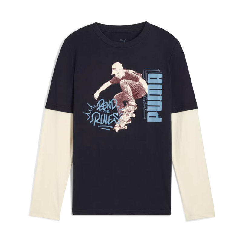 Dečiji duks Puma Mid90s layered longsleeve b