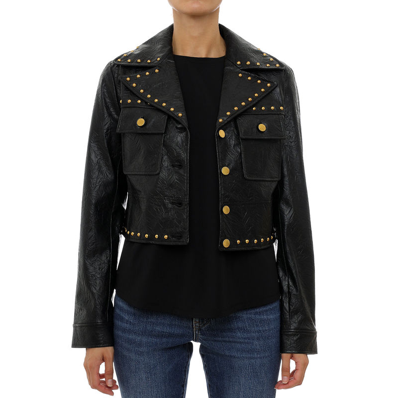 Ženska jakna Michael Kors Studded fx leather jkt
