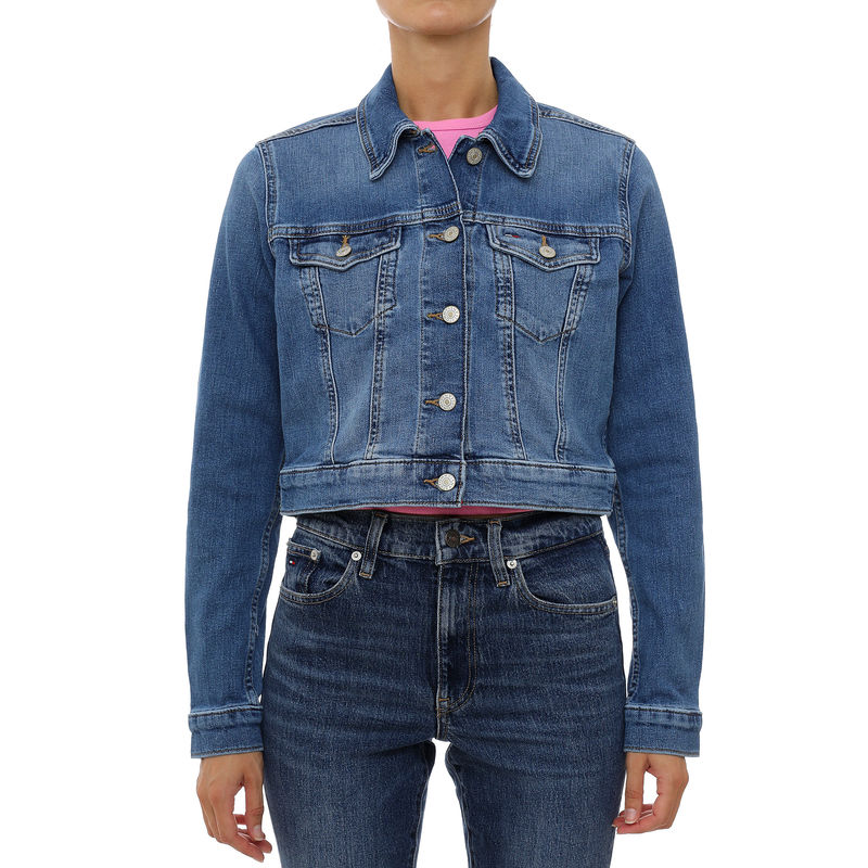 Ženska jakna Tommy Hilfiger new slim trucker jacket