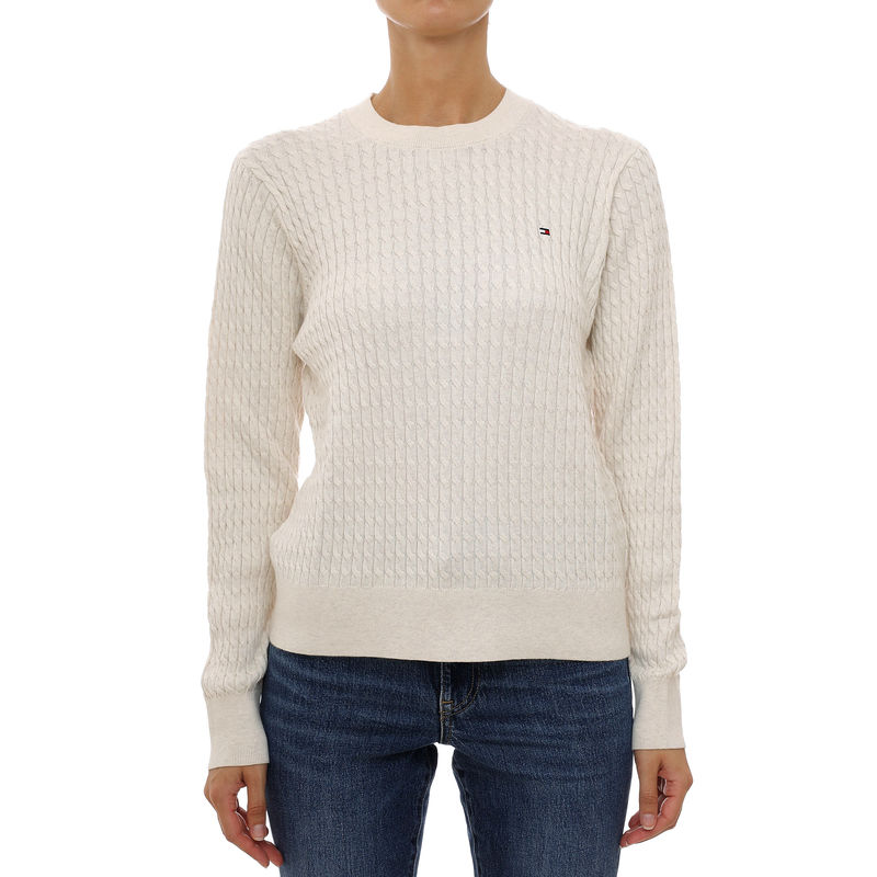 Ženski džemper Tommy Hilfiger co cable c-nk ls sweater