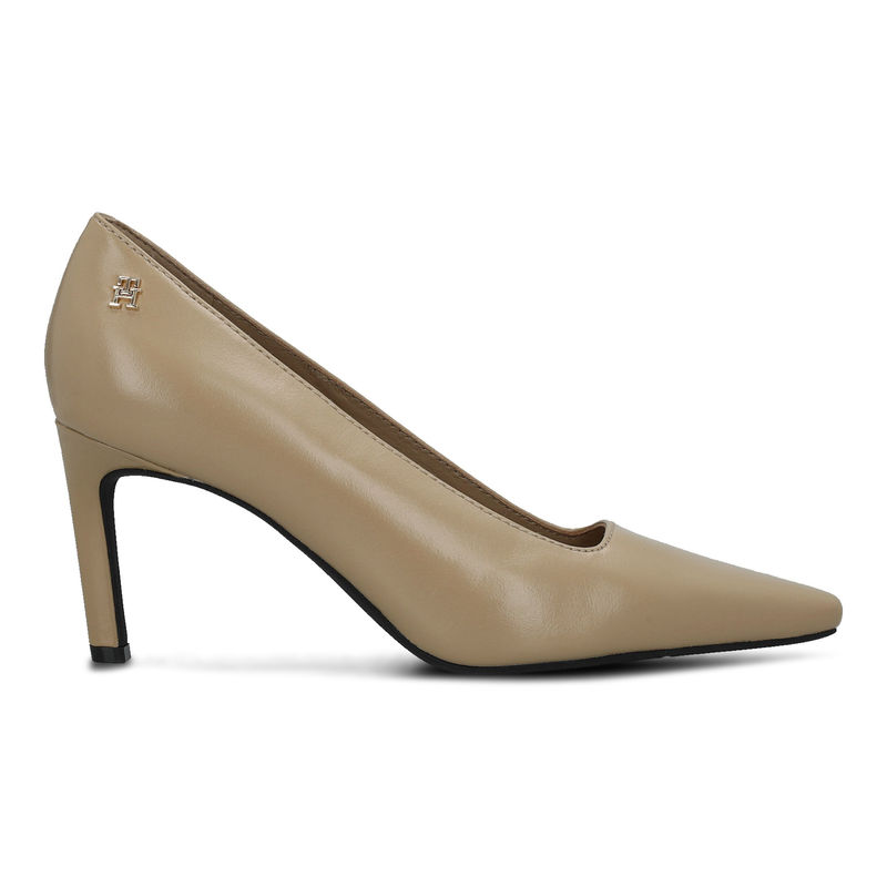 Ženske cipele Tommy Hilfiger squared toe high heel lth pump