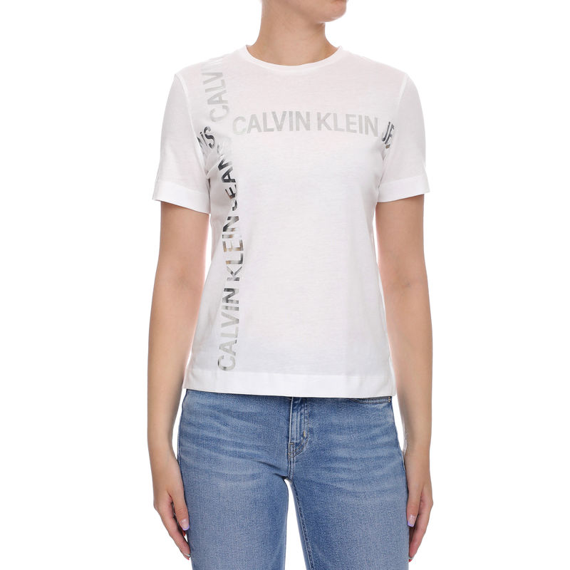 Ženska majica Calvin Klein GRID LOGO TEE
