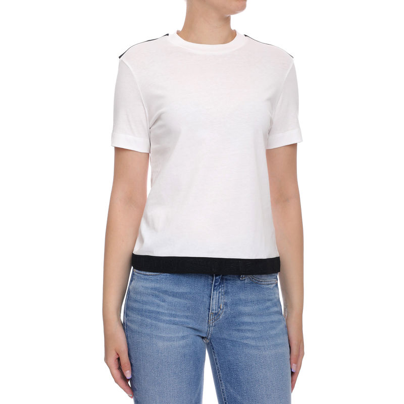 Ženska majica Calvin Klein MESH TAPE MODERN STRAIGHT TEE