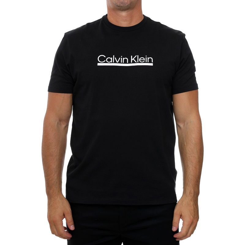 Muška majica Calvin Klein Ss 30s eu sp outline tape graphi