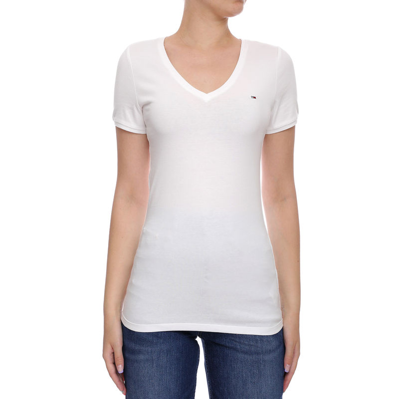 Ženska majica Tommy Hilfiger-SHORTSLEEVE STRETCH TEE
