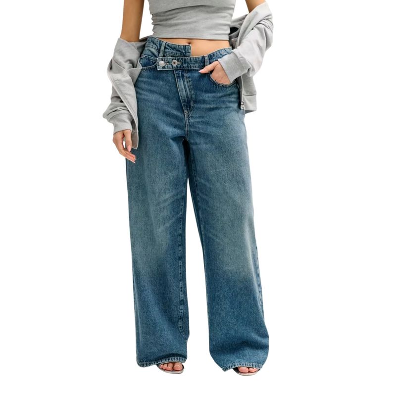 Ženske farmerke Guess Gina wide leg