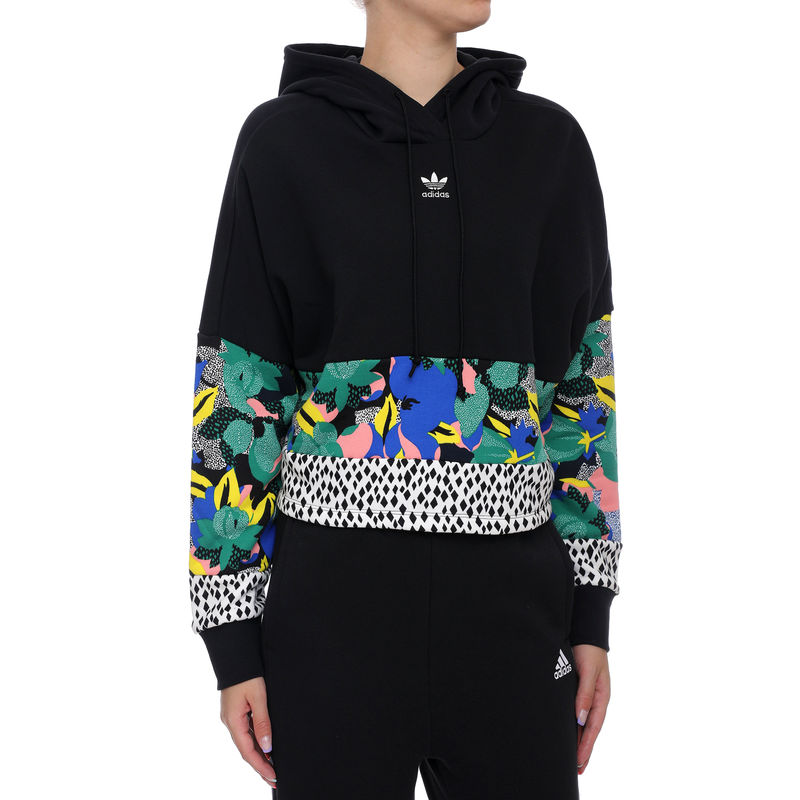 Ženski duks adidas CROPPED HOODIE