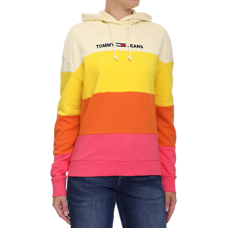 Ženski duks Tommy Hilfiger-COLORBLOCK HOODIE