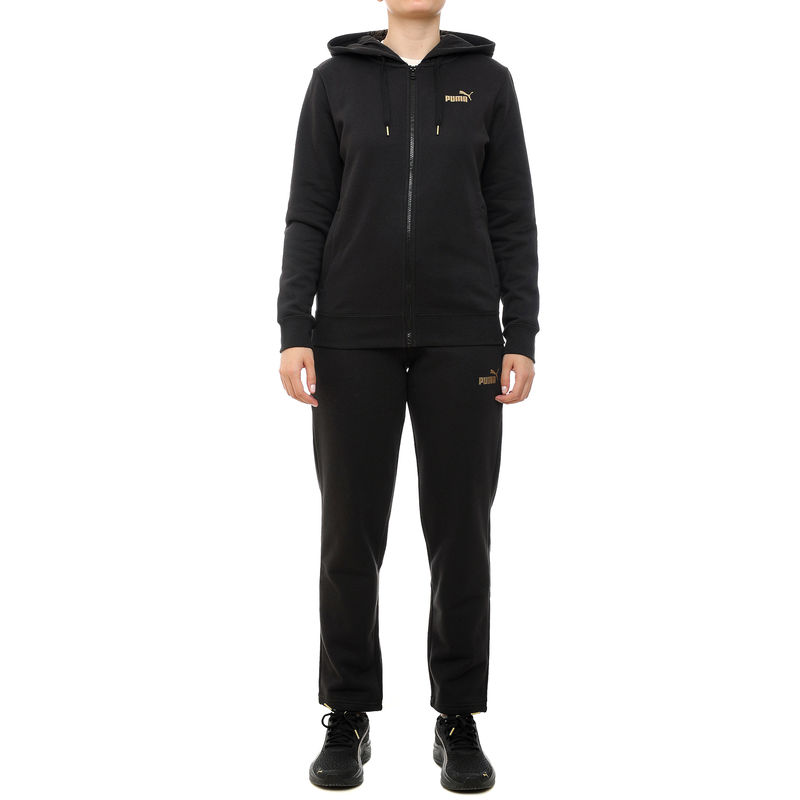 Ženska trenerka Puma Metallic hooded sweat suit fl op
