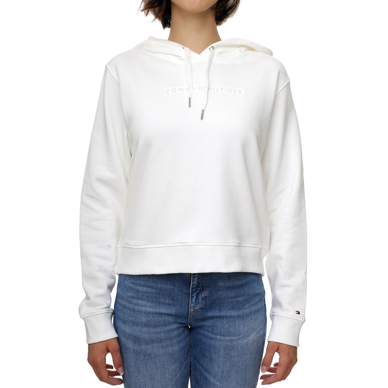 Ženski duks Tommy Hilfiger Reg Frosted Corp Logo Hoodie