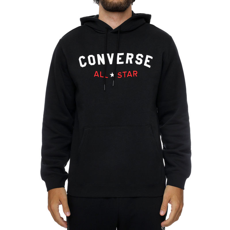 Muški duks CONVERSE GO-TO ALL STAR BRUSHED BACK FLEECE HOODIE