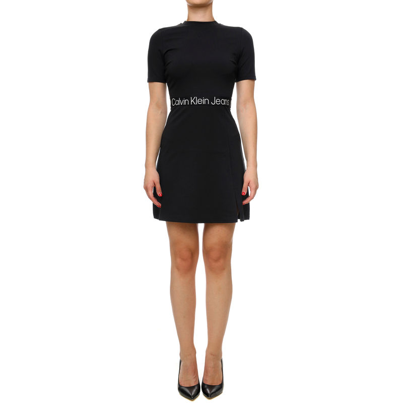Ženska haljina Calvin Klein Tape Milano Short Sleeve dress