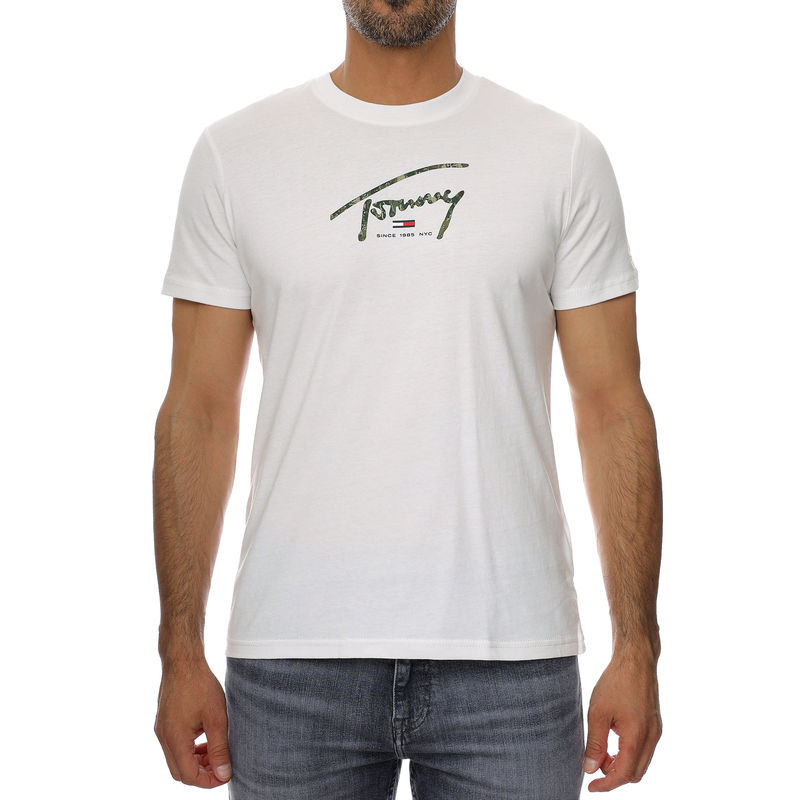 Muška majica TOMMY HILFIGER HAND WRITTEN LINEAR LOGO TEE