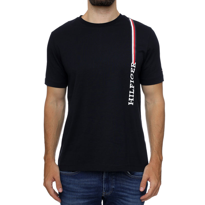 Muška majica Tommy Hilfiger Rwb Monotype Vertical Stripe Tee