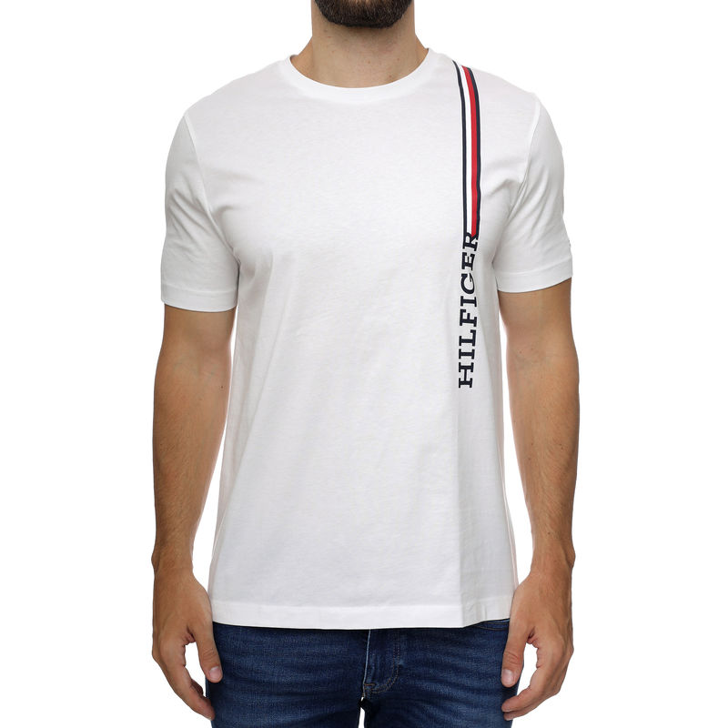 Muška majica Tommy Hilfiger Rwb Monotype Vertical Stripe Tee