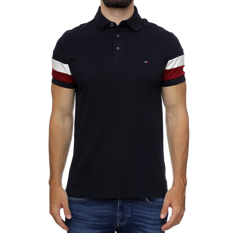 Muška majica Tommy Hilfiger Rwb Sleeve Slim Polo