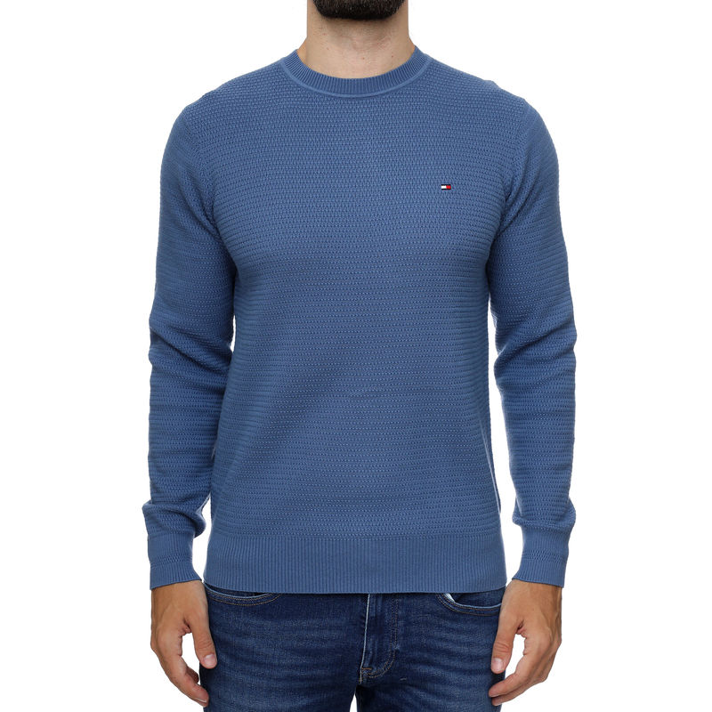 Muški džemper Tommy Hilfiger Interlaced Structure Crew Neck