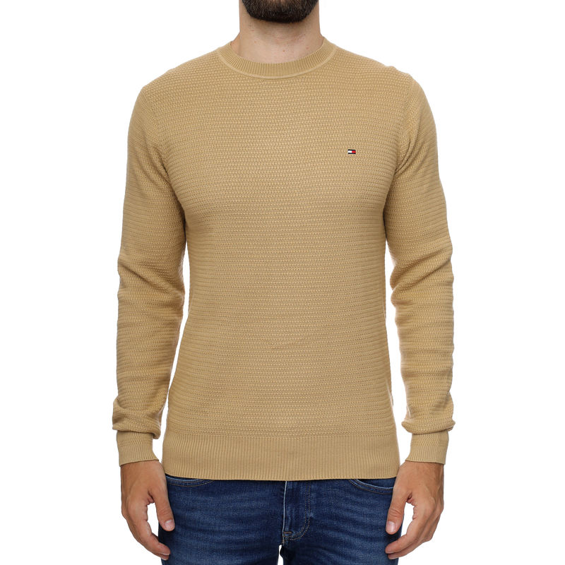 Muški džemper Tommy Hilfiger Interlaced Structure Crew Neck