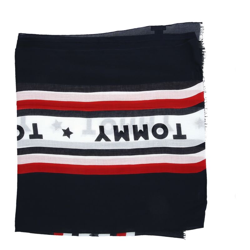 Ženska ešarpa TOMMY HILFIGER CORPORATE PRINT SCARF