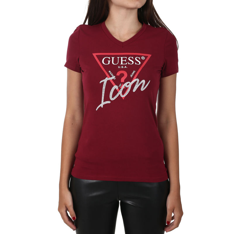 Ženska majica Guess JEANS SS VN ICON TEE