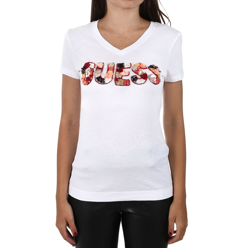 Ženska majica Guess SS VN COLORED LOGO TEE