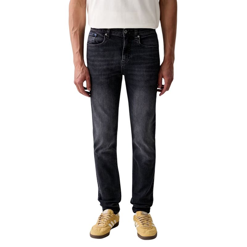 Muške farmerke Karl Lagerfeld skinny logo denim