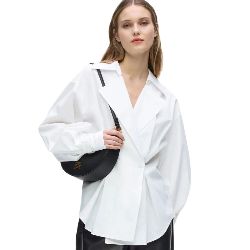Ženska košulja Karl Lagerfeld fashion poplin shirt