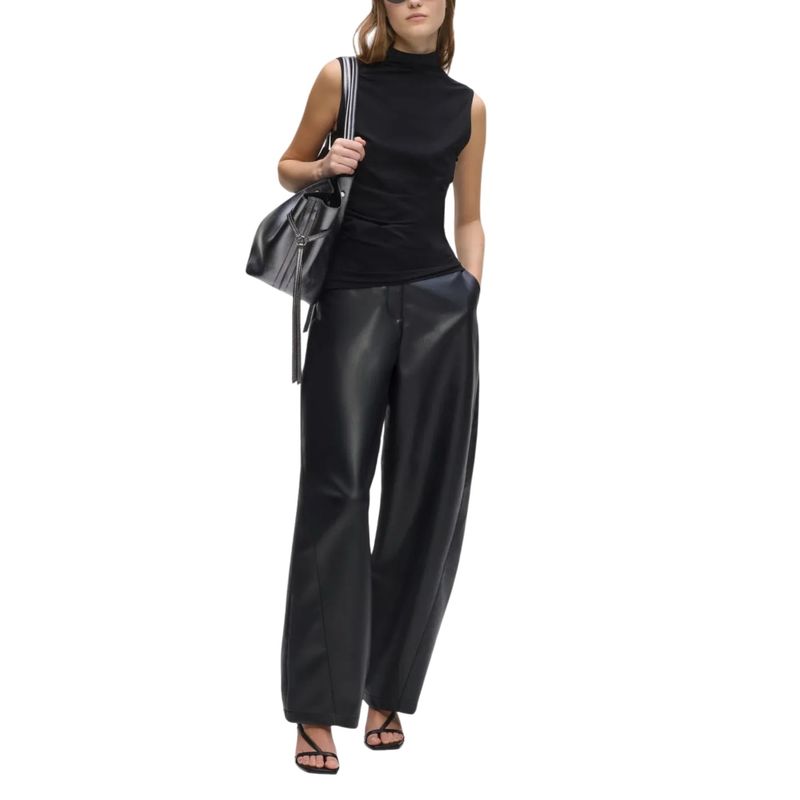 Ženska majica Karl Lagerfeld mock neck tank top