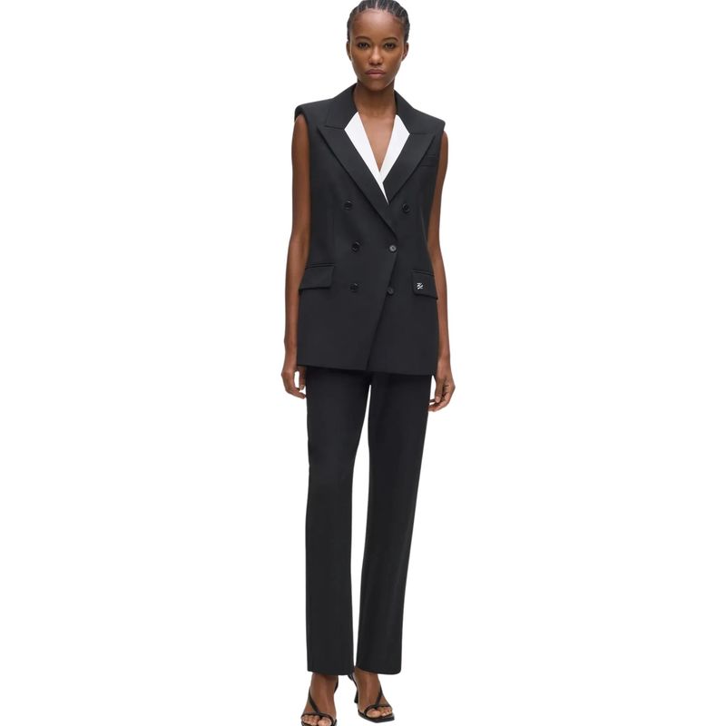 Ženske pantalone Karl Lagerfeld tailored pants