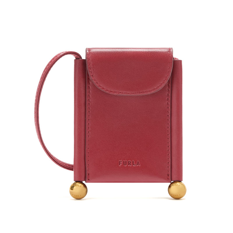 Ženska futrola za kartice Furla Sfera soft card case w/strap