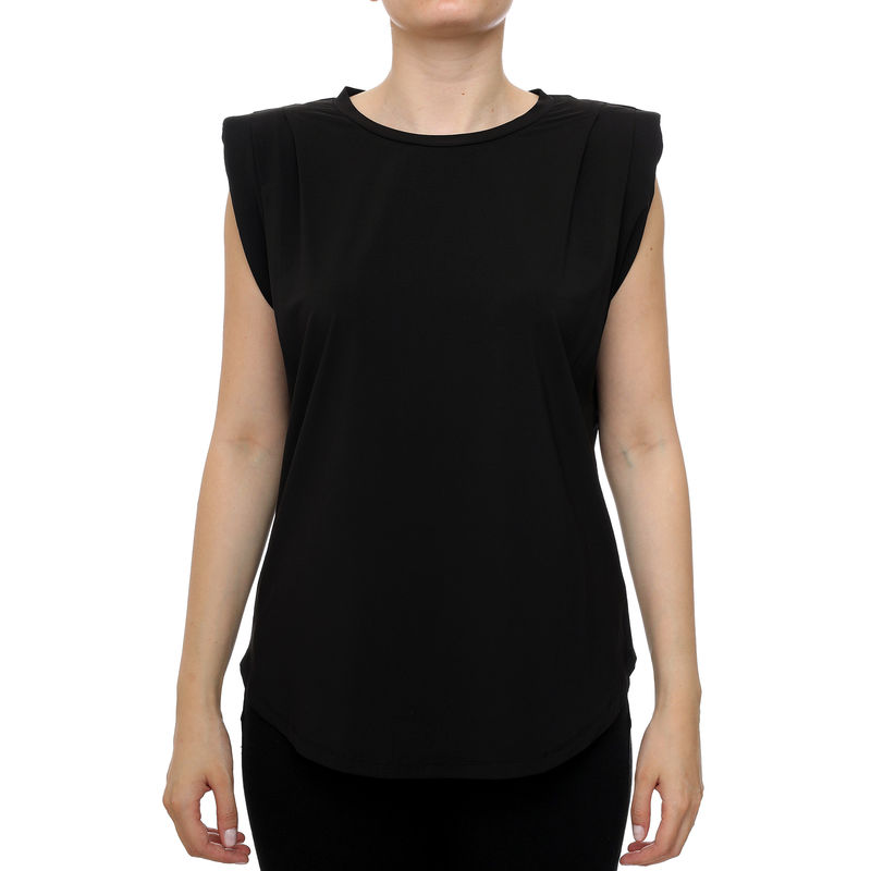 Ženska majica Michael Kors Crew nk pleat shldr top