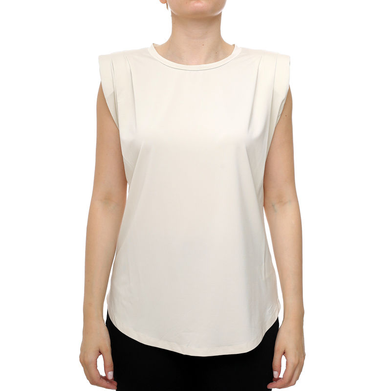 Ženska majica Michael Kors Crew nk pleat shldr top