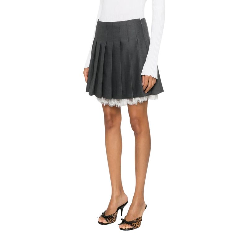 Ženska suknja Self Portrait pleated mini skirt
