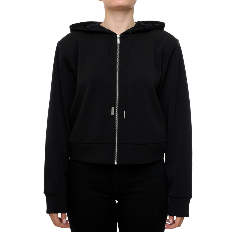 Ženski duks Michael Kors Shldr pad crop zip hdie