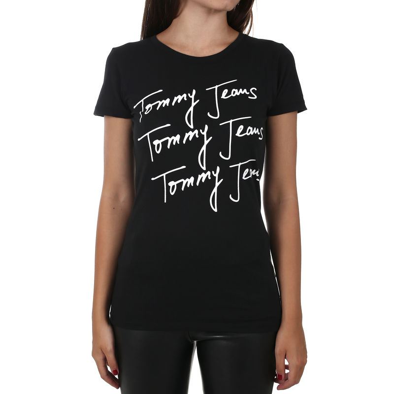 Ženska majica TOMMY HILFIGER TJW CLEAN SCRIPT LOGO TEE