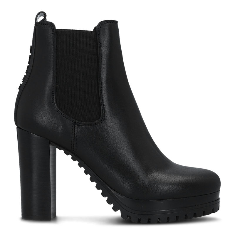 Ženske čizme Tommy Hilfiger PIN LOGO HEELED CHELSEA BOOT