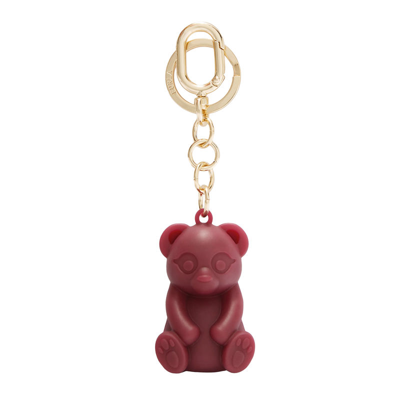 Ženski privezak Furla Allegra keyring s bear rubber