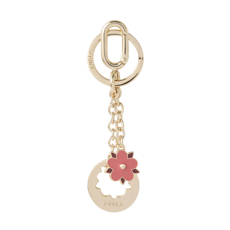 Ženski privezak Furla Crystal keyring flower