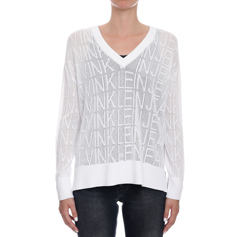 Ženski džemper Calvin Klein RELAXED MESH SWEATER