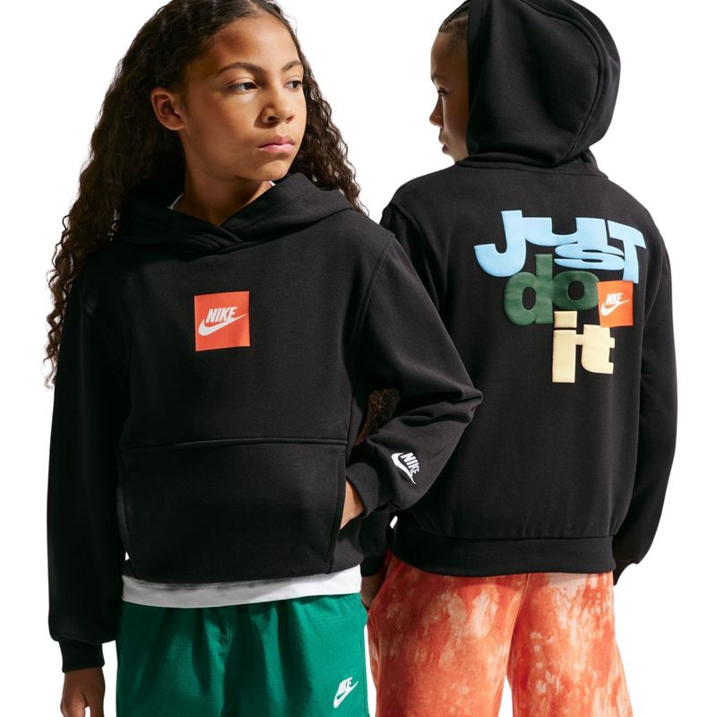 Dečiji duks sa kapuljačom Nike K nsw ls ft top club fam