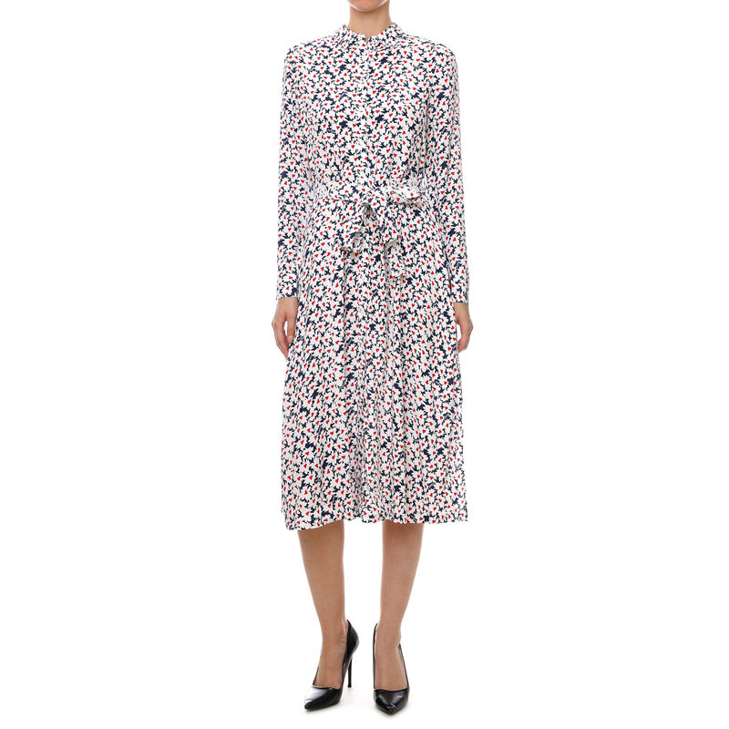 Ženska haljina Tommy Hilfiger PRINTED MIDI SHIRT DRESS
