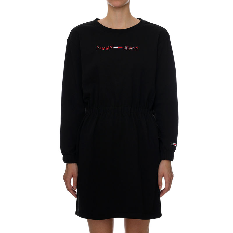 Ženska haljina Tommy Hilfiger RWB LINEAR HWK DRESS